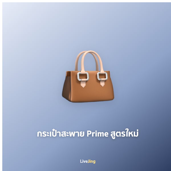 กระเป๋าสะพาย Prime สูตรใหม่