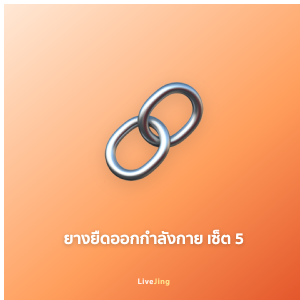 ยางยืดออกกำลังกาย เซ็ต 5