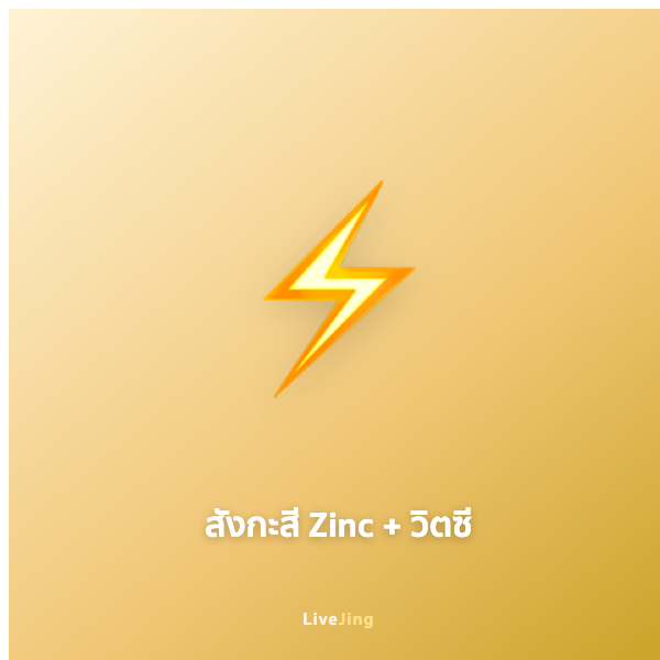 สังกะสี Zinc + วิตซี